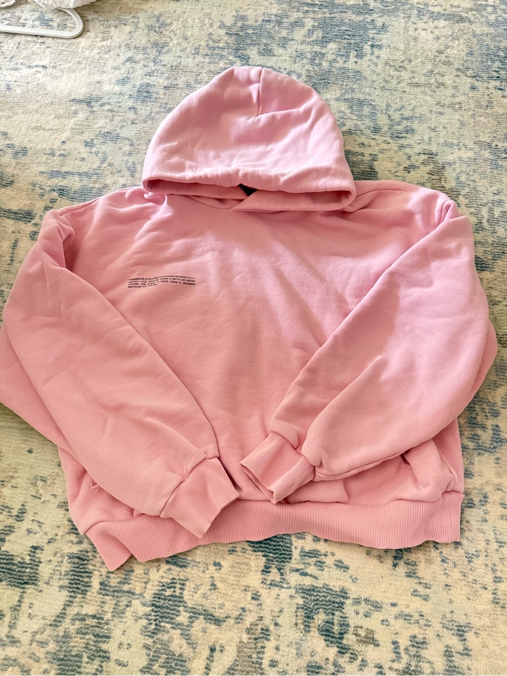 Pangaia Pink Hooded Sweatshirt